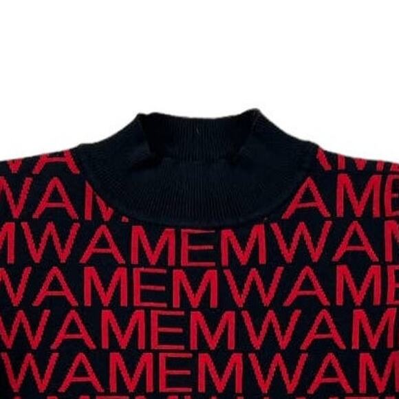 Sweater Red/Black Cropped | Size XS - Picture 3 of 3